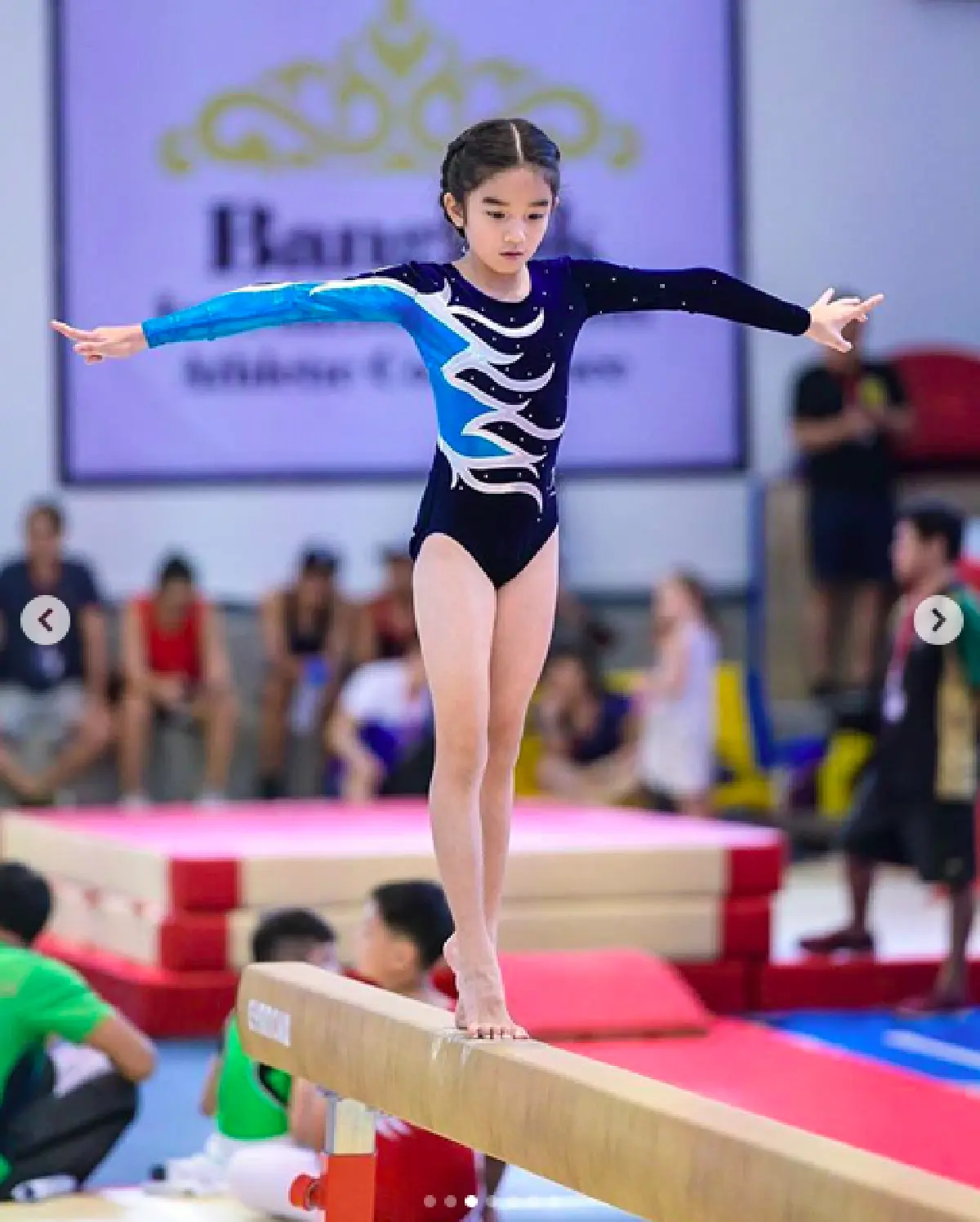 “กบ” สุดภูมิใจ “น้องณดา" เอาชนะความกลัวเล่นยิมนาสติก ปิดท้ายการแข่งขันในรอบปี