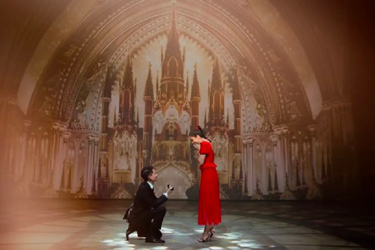 ดั่งเทพนิยาย! “กรณ์” เซอร์ไพรส์คุกเข่าขอ “ริต้า” แต่งงานสุดโรแมนติก