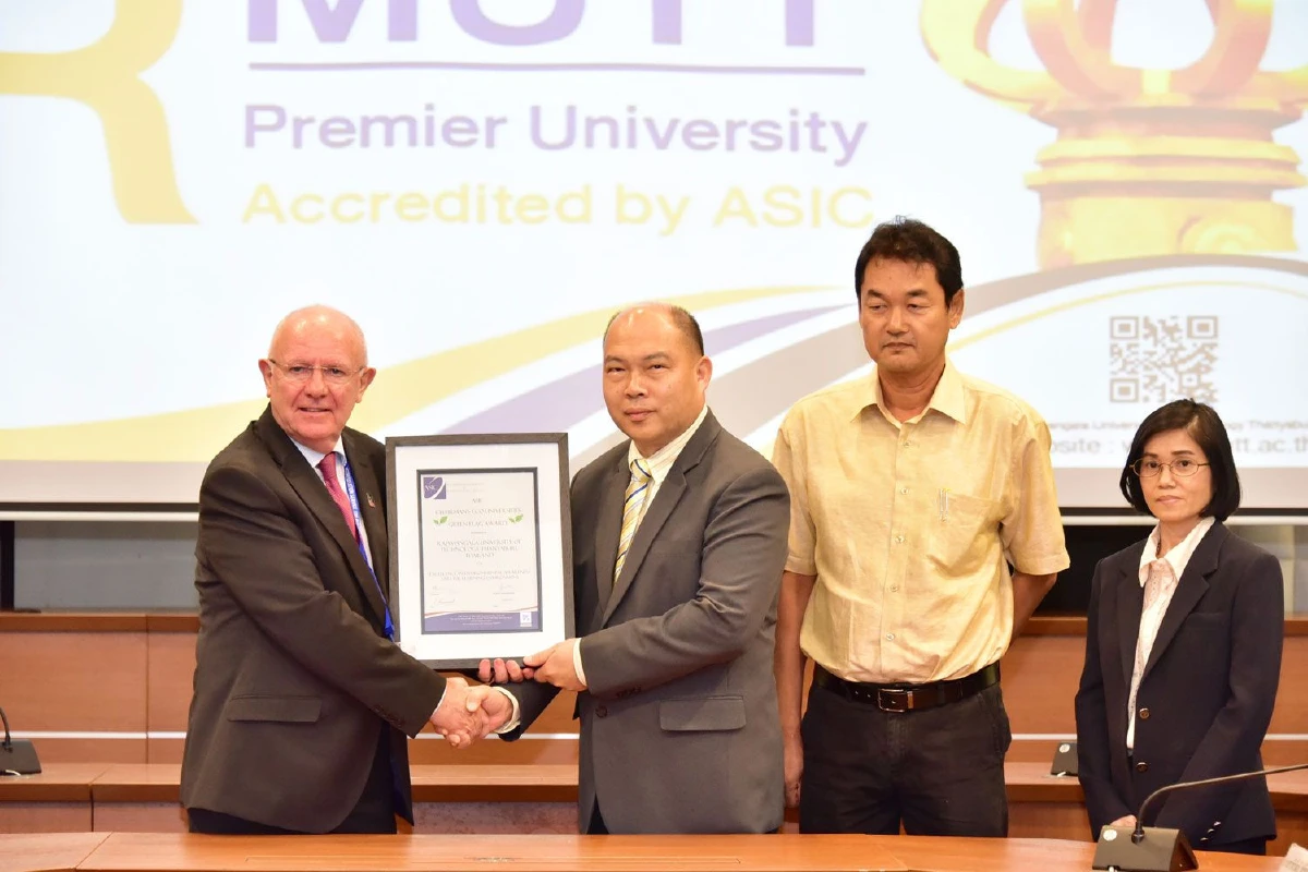 มทร.ธัญบุรีคว้า 3 รางวัลใหญ่มาตรฐาน ASIC  