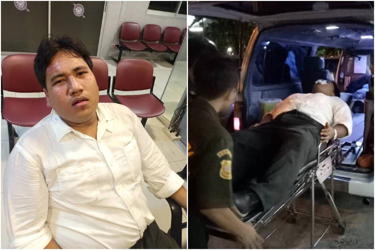 หาม "จ่านิว" ส่งรพ. หลังเจอรุมทำร้ายบาดเจ็บย่านห้วยขวาง หาม "จ่านิว" ส่งรพ. หลังเจอรุมทำร้ายบาดเจ็บย่านห้วยขวาง
