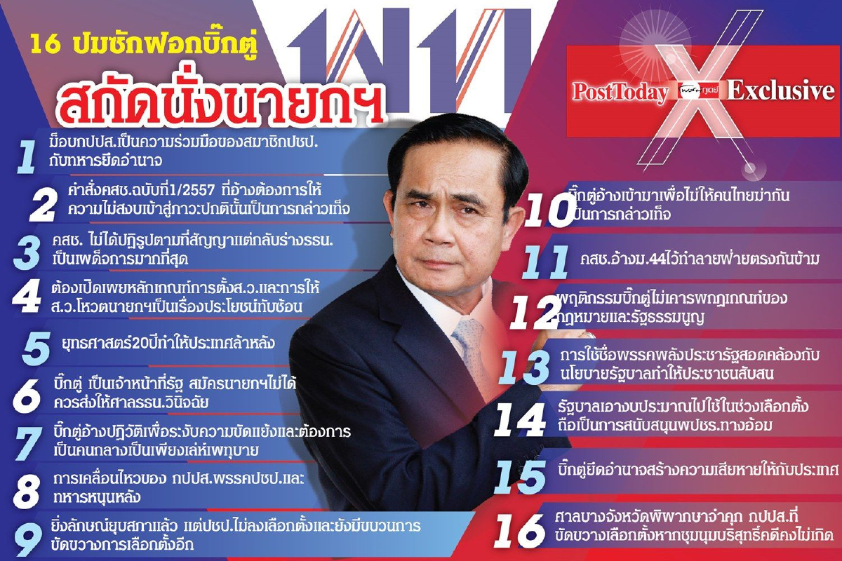 พท.จัดหนักตั้ง 16 ปมอภิปราย"บิ๊กตู่"ขวางนั่งนายกฯ พท.จัดหนักตั้ง 16 ปมอภิปราย"บิ๊กตู่"ขวางนั่งนายกฯ