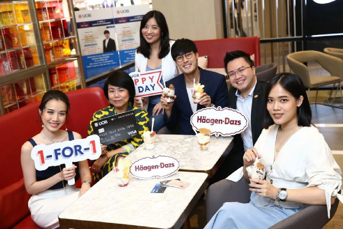 ธนาคาร ยูโอบี (ไทย) จับมือ บริษัท เจนเนอรัล มิลส์ (ประเทศไทย) จำกัด ผู้ผลิตและจัดจำหน่ายไอศกรีม ฮาเก้น-ดาส (Häagen-Dazs)