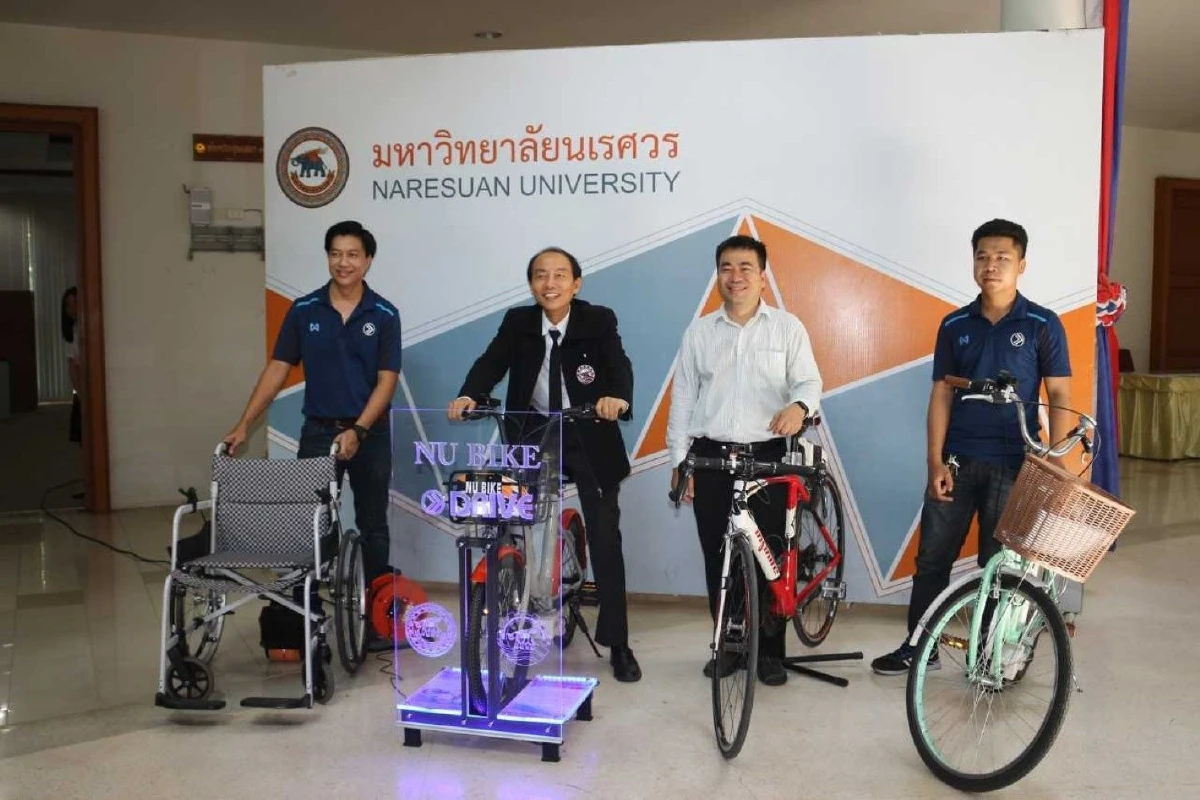 ม.นเรศวรเจ๋ง!พัฒนาชุดอุปกรณ์เปลี่ยนจักรยานธรรมดาให้วิ่งด้วยไฟฟ้า