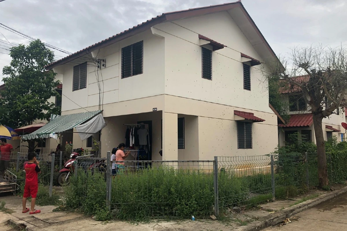 หนอนนับหมื่นตัวบุกหมู่บ้านเอื้ออาทรที่แท้เป็นผีเสื้อหนอนคูณธรรมดา