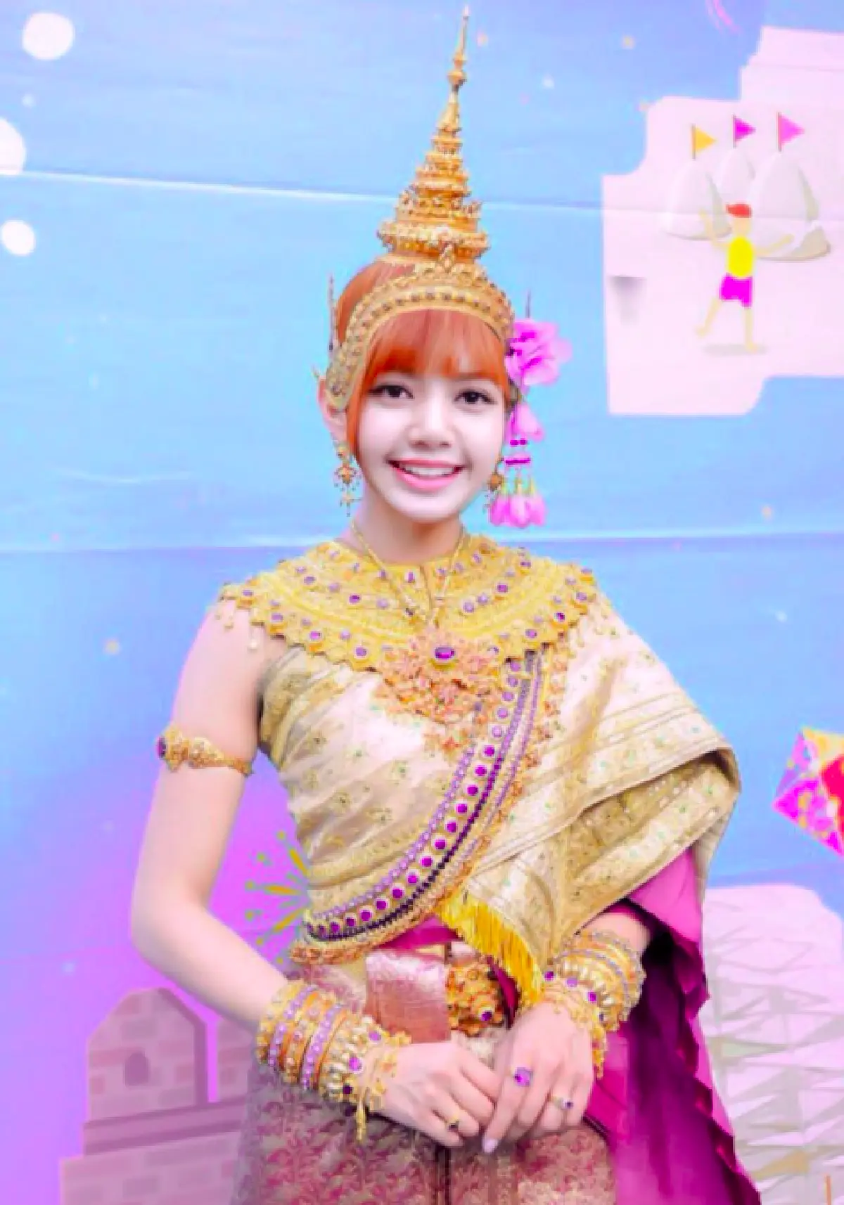 จะภาพจริงหรือตัดต่อก็สวย “ลิซ่า BLACKPINK” ในชุดไทย สง่างามไปอีกแบบ