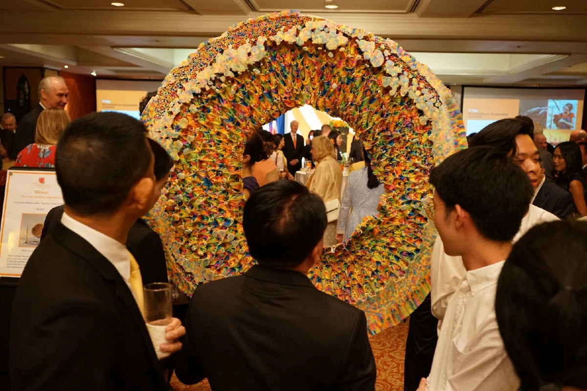 นิสิตสถาปัตย์ จุฬาฯ ไอเดียเจ๋ง ชนะแคมเปญสร้างสรรค์งานศิลปะจากขยะพลาสติก