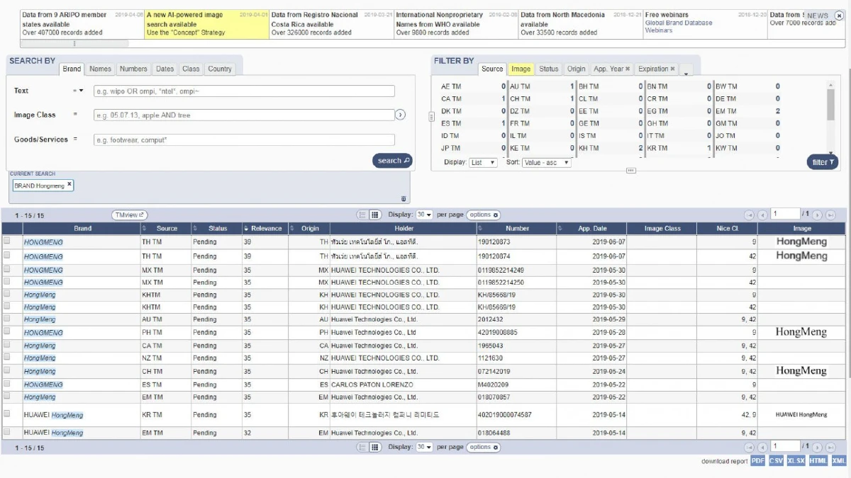 หัวเว่ยเริ่มจดทะเบียนเครื่องหมายการค้า "HongMeng OS" ทั่วโลก