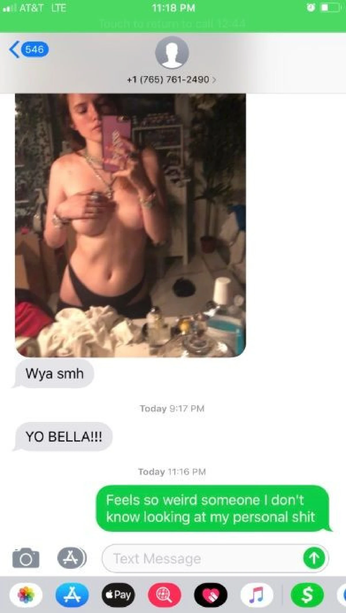 เบลล่า ธอร์น ชิงโพสต์ภาพนู้ดตัวเองสกัดแฮกเกอร์