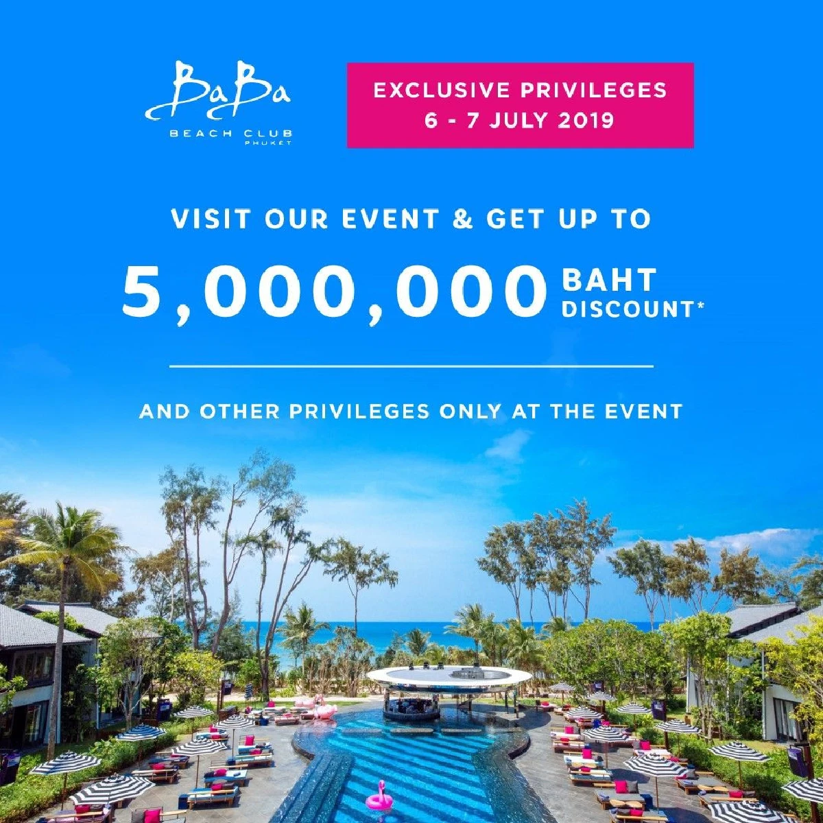 บาบา บีช คลับ ภูเก็ต ชวนสัมผัสที่สุดแห่งเอกสิทธิ์เหนือระดับ กับข้อเสนอสุดเอ็กซ์คลูซีฟ