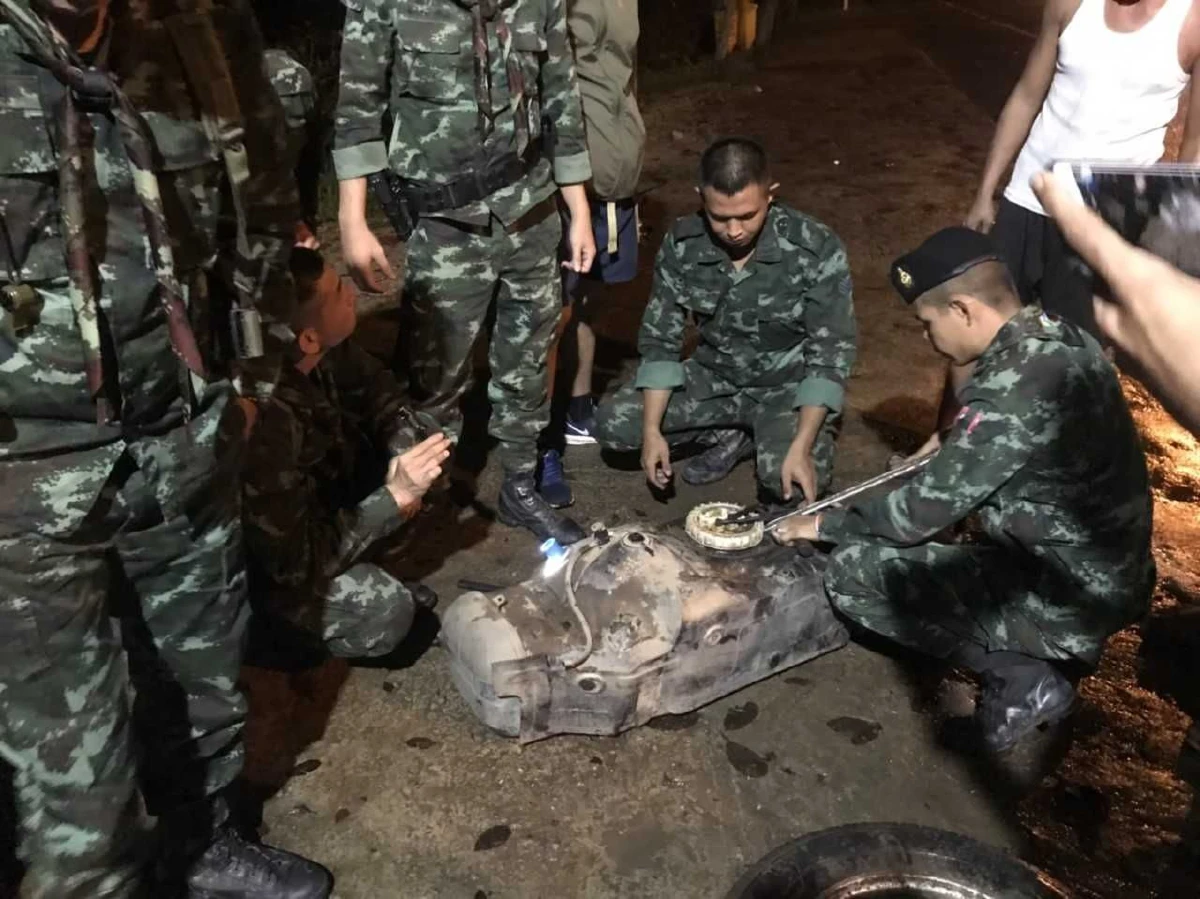 ทหารจับขบวนการขนยาบ้า พบซุกในถังน้ำมันรถ1แสนเม็ด