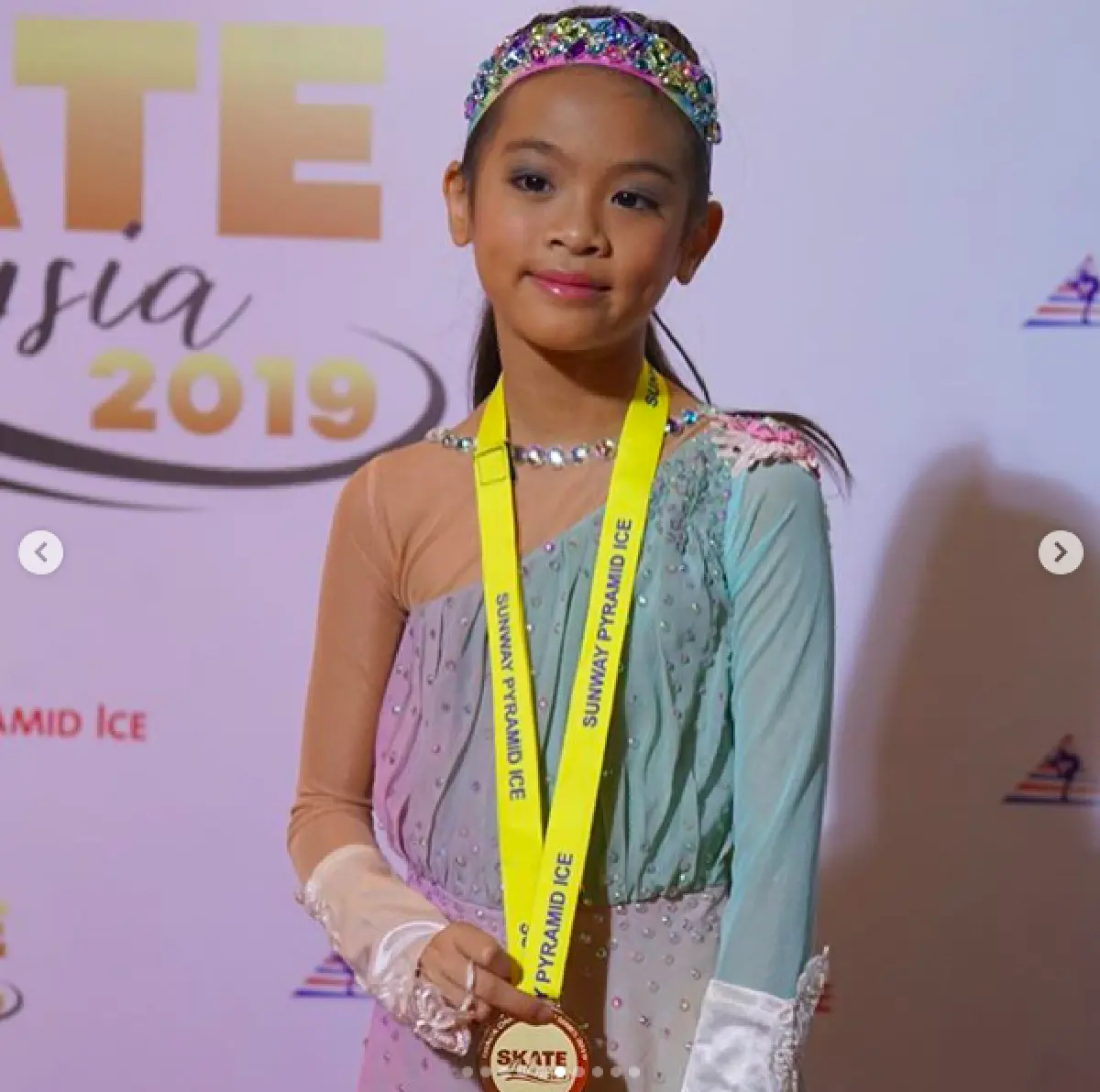 “น้องเวนิส” ลูกสาวแม่ “แม่แบม จณิสตา ” แข่งไอซ์สเก็ตระดับประเทศที่มาเลเซีย คว้าอันดับ 2 มาได้