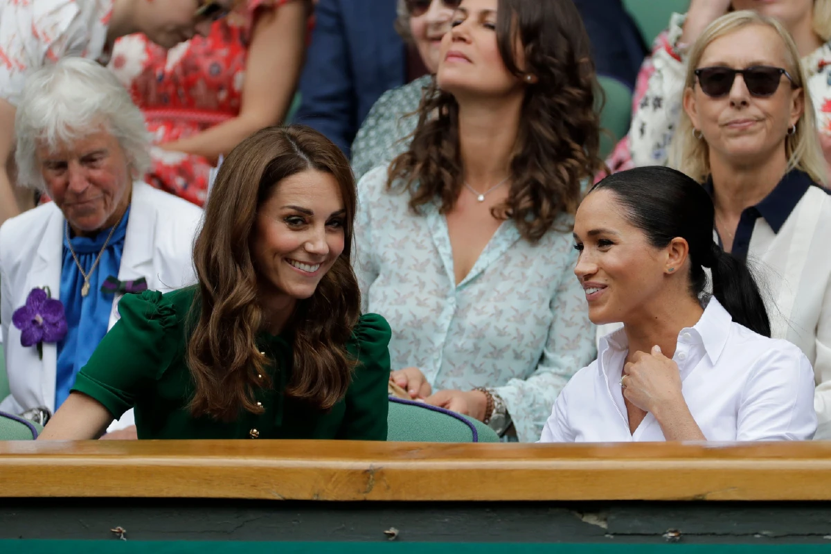 เคท-เมแกนควงคู่ดูวิมเบิลดันกลบข่าวเกาเหลา (ภาพชุด)