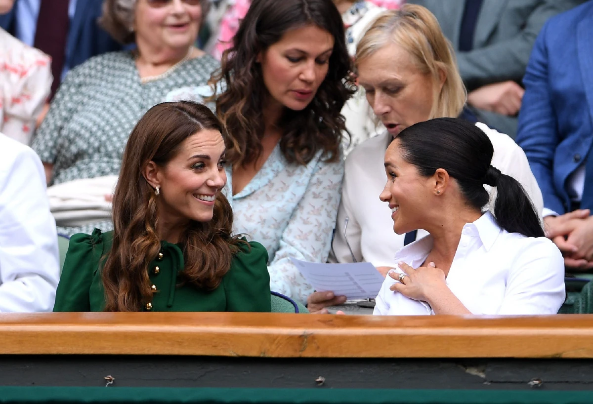 เคท-เมแกนควงคู่ดูวิมเบิลดันกลบข่าวเกาเหลา (ภาพชุด)