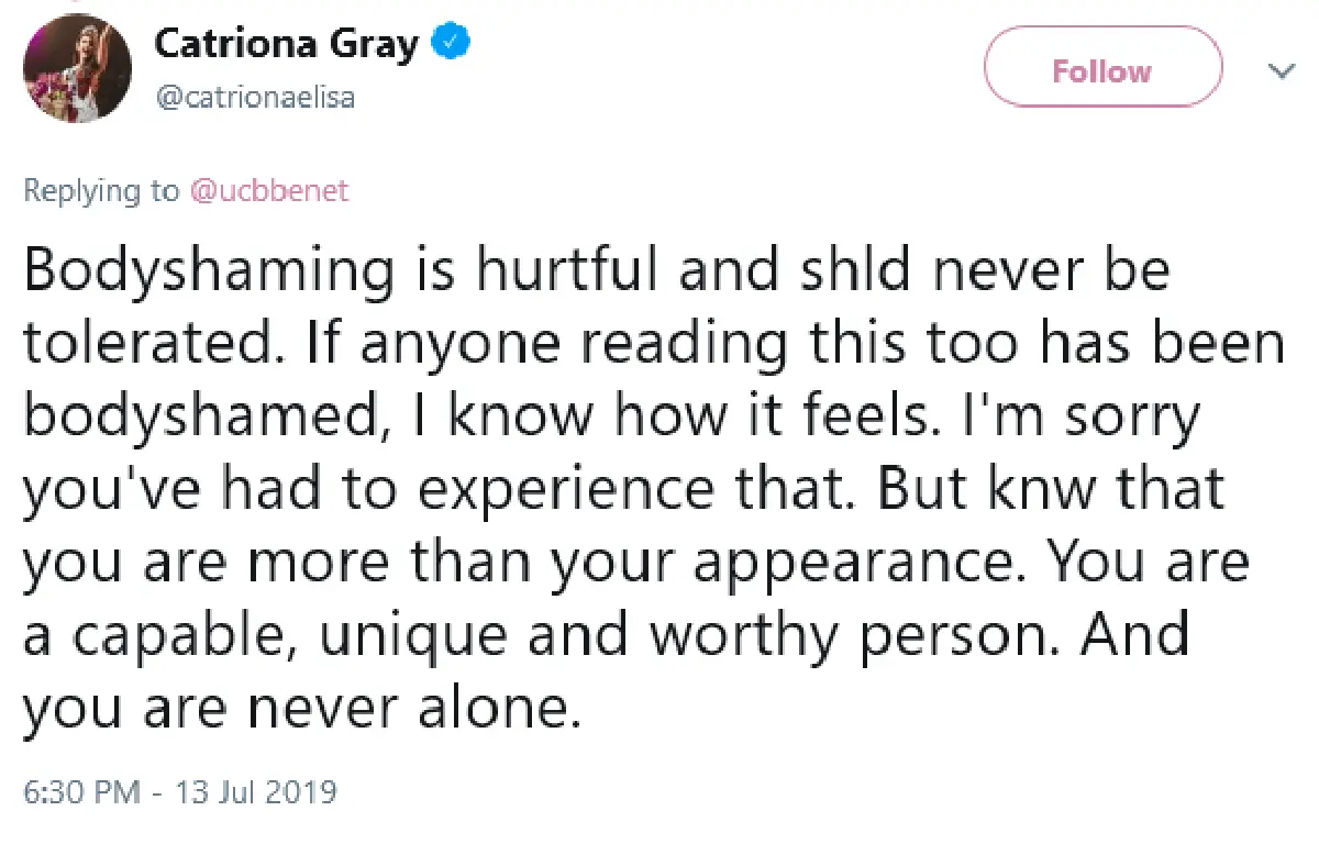 "แคทริโอนา เกรย์” เจอคนถามรู้สึกอย่างไรที่โดนล้อเลียน นางงามสาวตอบได้อย่างน่าชื่นชม