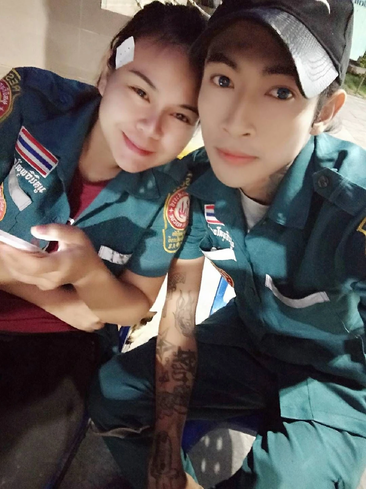 "กอล์ฟ-กิ๊ฟ" คู่รักจิตอาสาต่อชีวิตคนยากไร้-แต่งหน้าศพ-ส่งคนตายกลับบ้านฟรี