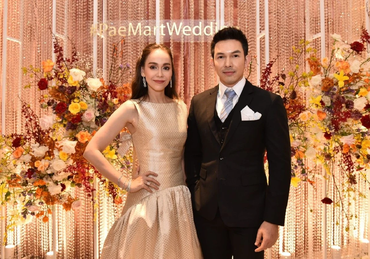 เหล่าดาราตบเท้าร่วมยินดีพิธีวิวาห์ เป้ พีระยุทธ-หมอมาศ งานนี้ไม่มีเจ้าสาว