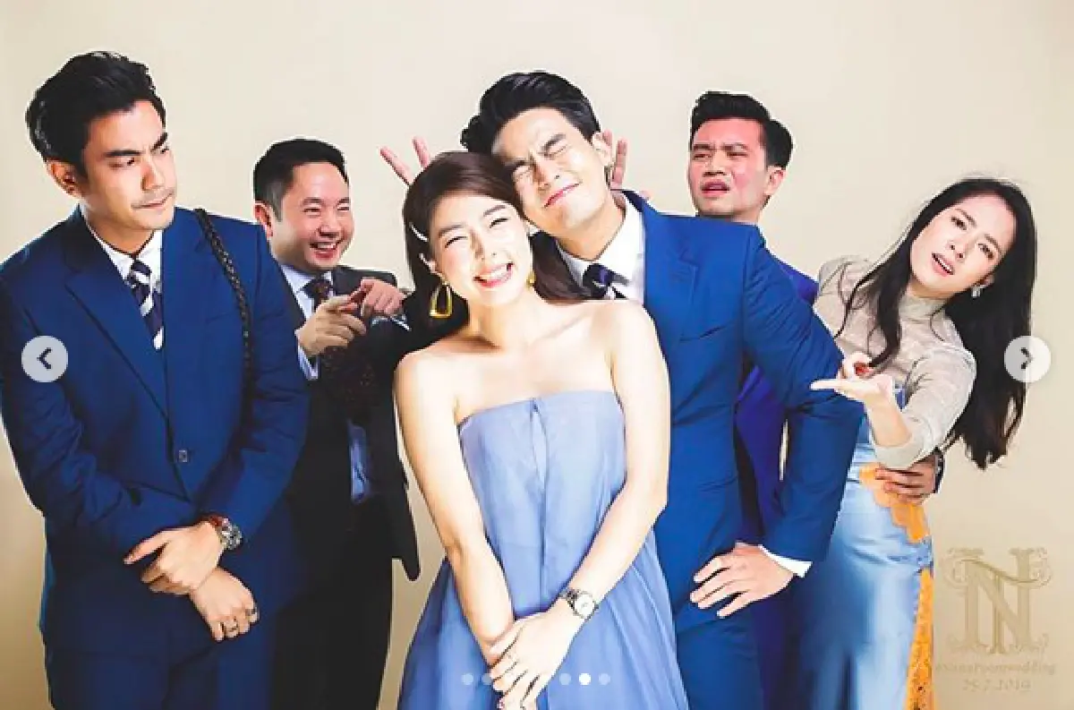 “ฮั่น-จียอน" ควงแขนไปงานแต่ง หวานจนนึกว่าถ่ายพรีเวดดิ้งเอง