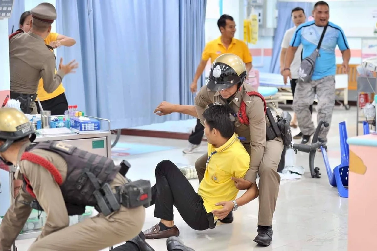 คนไข้-ญาติแตกตื่น!ร.พ.บัวใหญ่ซ้อมเหมือนจริงระงับเหตุป่วนห้องฉุกเฉิน