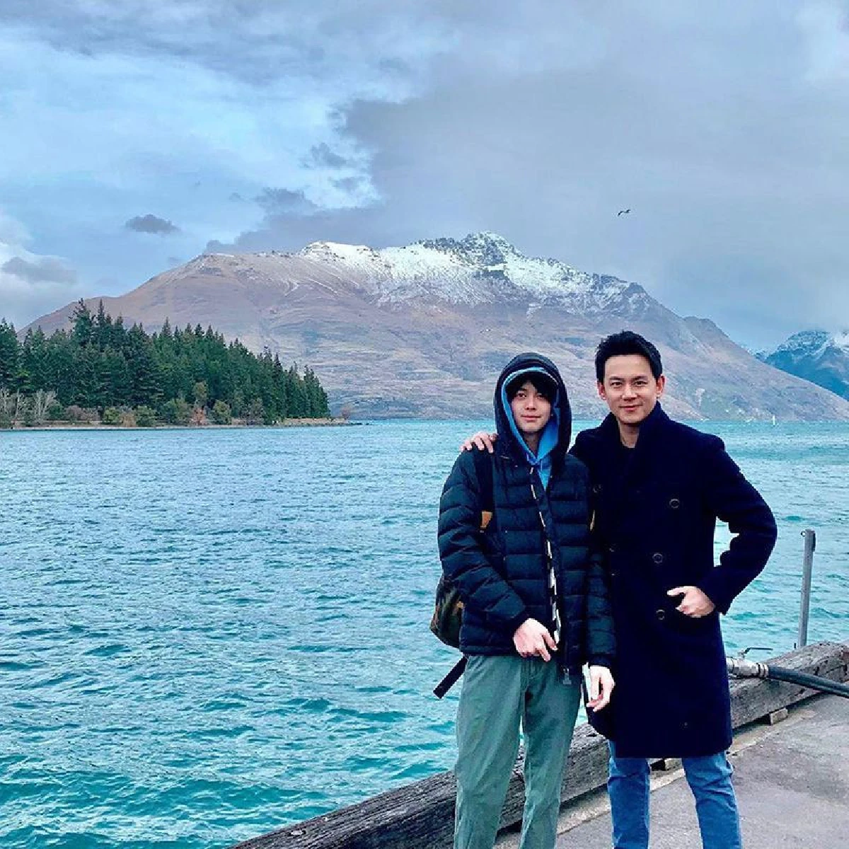ฟลุค เกริกพล เผยรูปคู่ น้องอชิ ทริปนิวซีแลนด์ พร้อมบอก #ลูกพ่อหล่อบอกต่อได้
