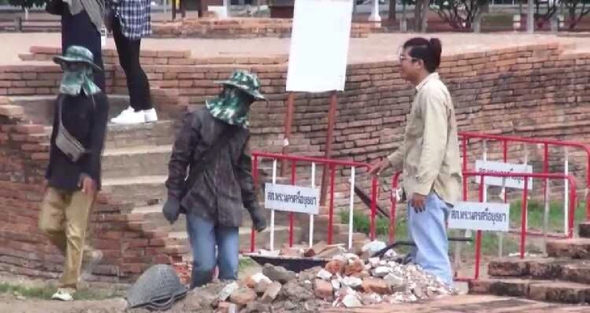 กรมศิลป์ฯแจงกำแพงวัดไชยวัฒนารามที่รื้อเป็นของจำลองที่สร้างขึ้นใหม่