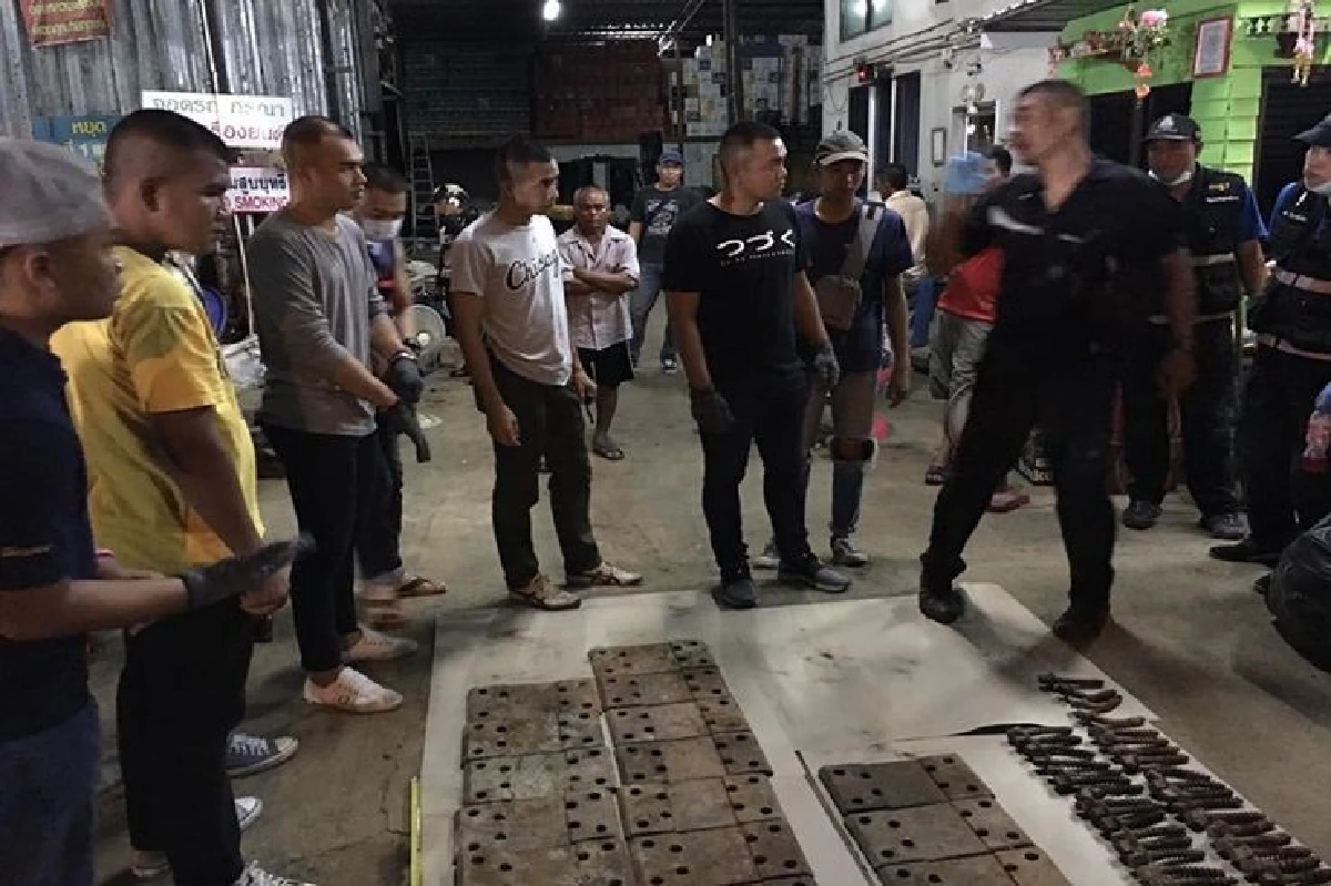 พบแล้วหมุด-แผ่นเหล็กรองรางรถไฟอื้อ!โดนขโมยขายร้านรับซื้อของเก่า