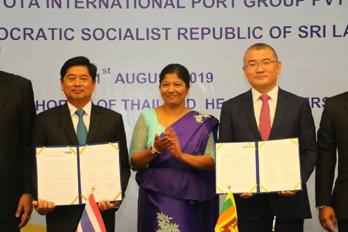 การท่าเรือฯ ลงนามบันทึกความเข้าใจ (MOU) ร่วมกับ Hambantota International Port Group PVT Ltd. ท่าเรือฮัมปันโตตา ประเทศศรีลังกา