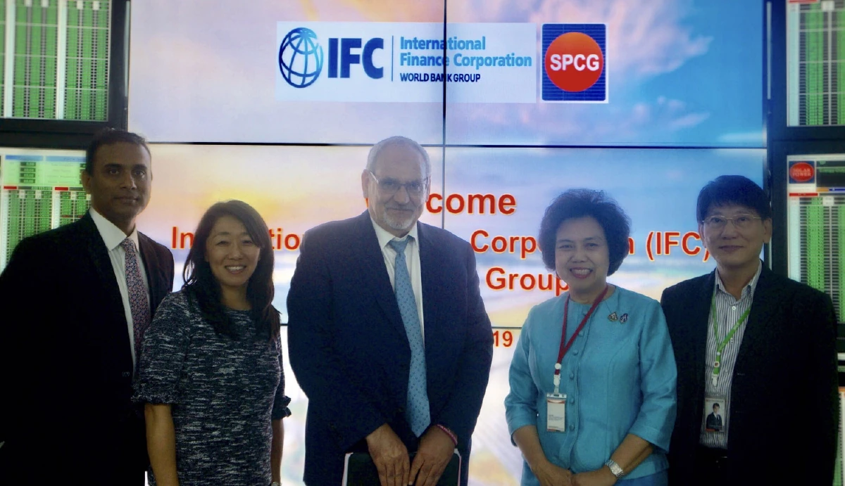 IFC เวิลด์แบงก์เข้าเยี่ยมชมผลการดำเนินงานของบริษัทเอสพีซีจี