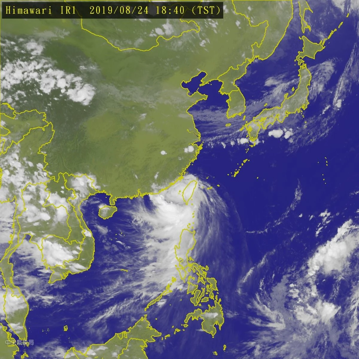 ไป๋ลู่ขึ้นฝั่งภาคใต้เกาะไต้หวัน หอบฝนกระหน่ำทั่วประเทศ