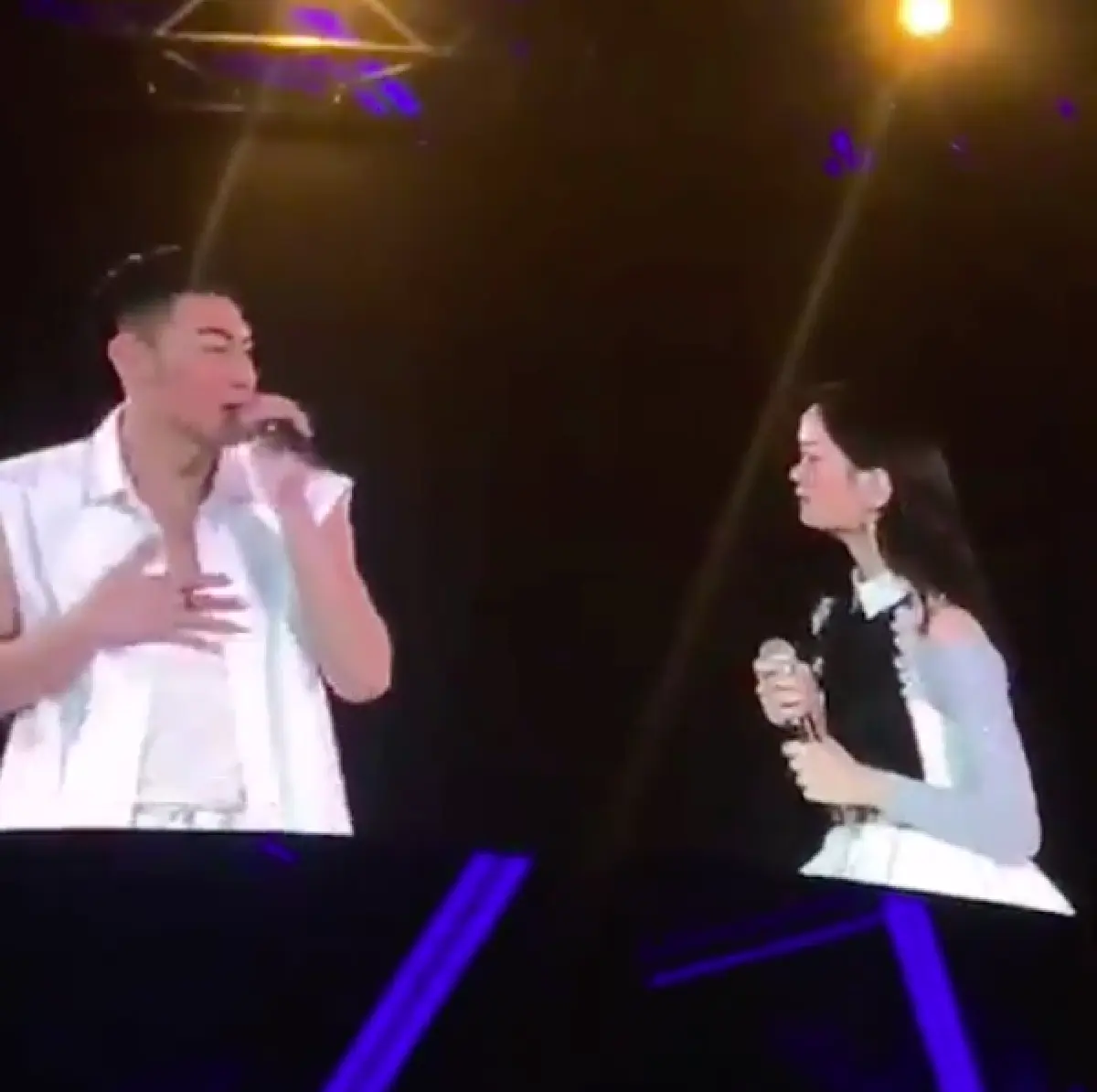 “น้องแอลลี่” โชว์ร้องเพลงคู่ “เจ้าขุน” บนเวทีคอนเสิร์ต แฟนคลับจับจิ้นสุดๆ
