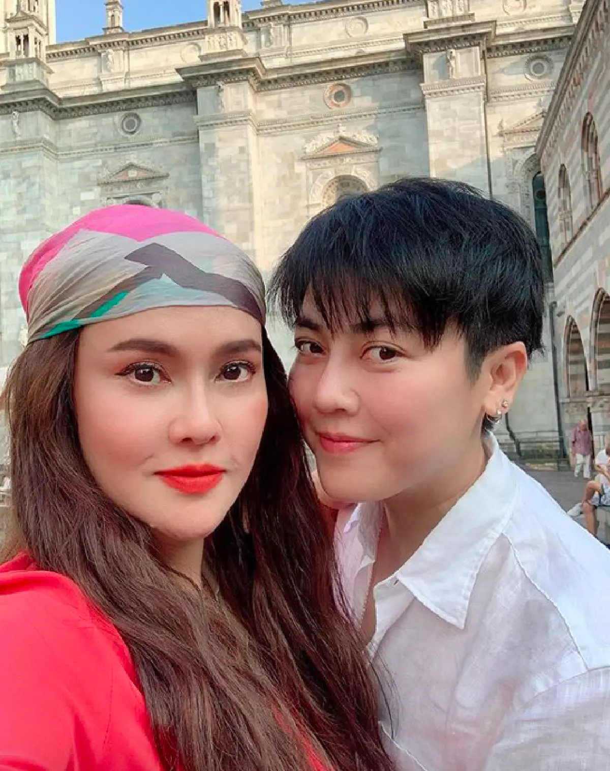 “ใหม่ เจริญปุระ” ควงหวานใจสาวหล่อ “นิด” กระชับรัก 22 ปี เที่ยวอิตาลี