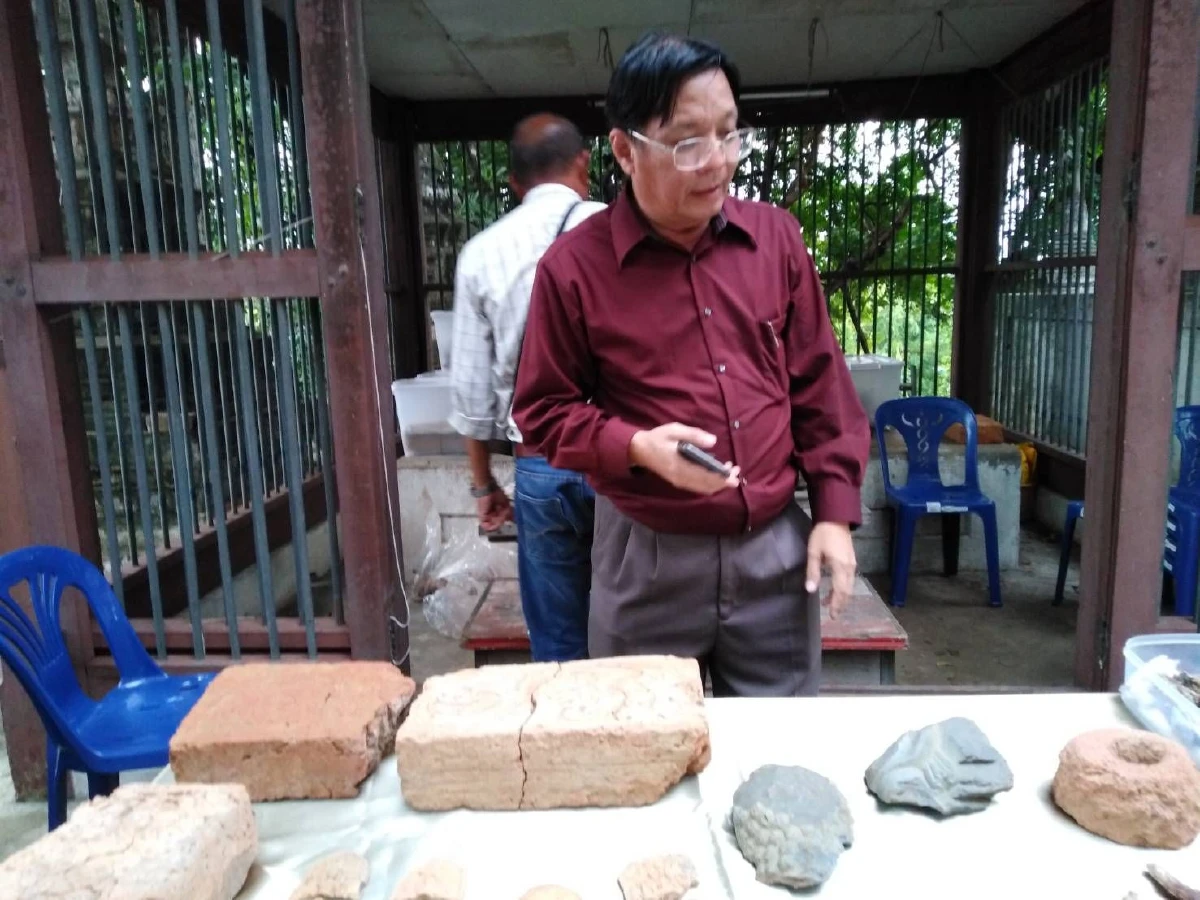 กรมศิลป์พบพระดินเผาและประติมากรรมสมัยทวารวดีที่วัดพระงาม นครปฐม