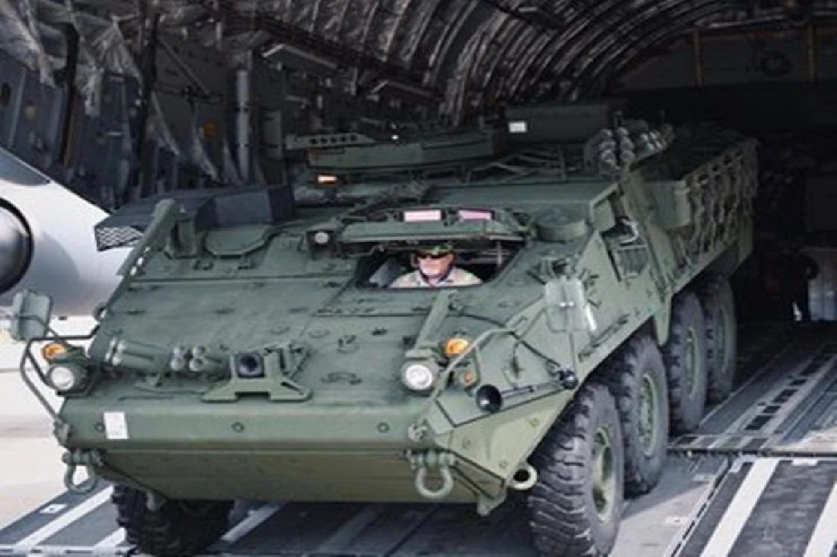 เผยโฉม รถเกราะ Stryker 4 คันแรกถึงไทย
