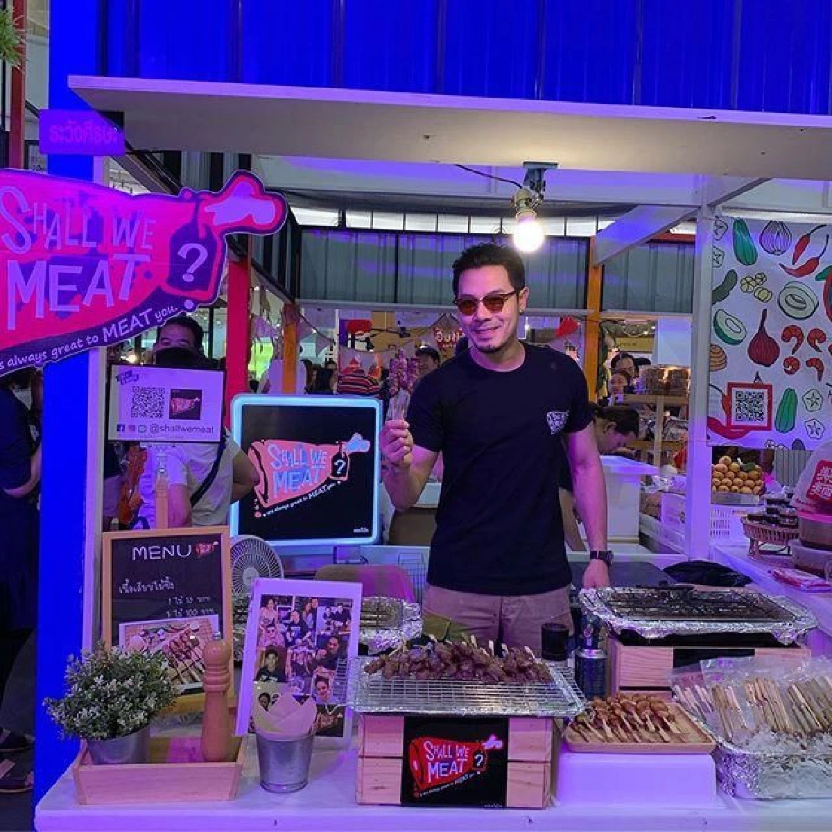 แห่แชร์ เชน-แพร ขายเนื้อย่างราคาหลักสิบ เก็บเล็กผสมน้อยช่วยกันสร้างอนาคต