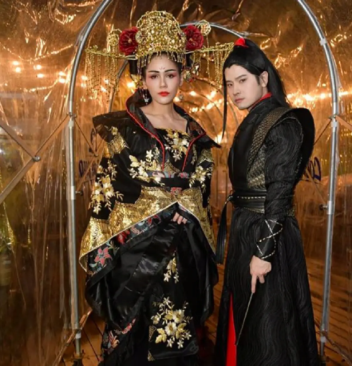 ซุปตาร์คนดังร่วมตบเท้าจัดเต็มในชุดจีน ร่วมปาร์ตี้วันเกิด "ก้อง" แฮร์สไตลิสท์