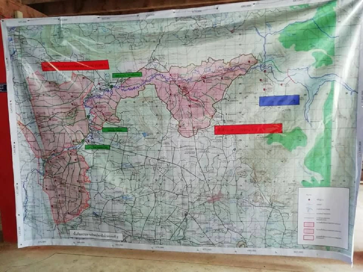 ชาวบ้านพร้อมใจคว่ำเวทีเปิดรับฟังความคิดเห็นสร้างอ่างเก็บน้ำวังชมภู