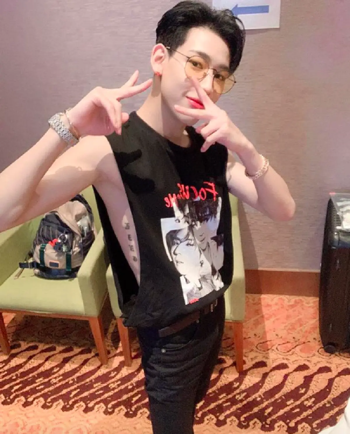 "น้องชูใจ" ไปเที่ยวเกาหลี ไม่พลาดนัดเจอ "แบมแบม GOT7" พร้อมอวดภาพคู่พี่น้องสุดน่ารัก