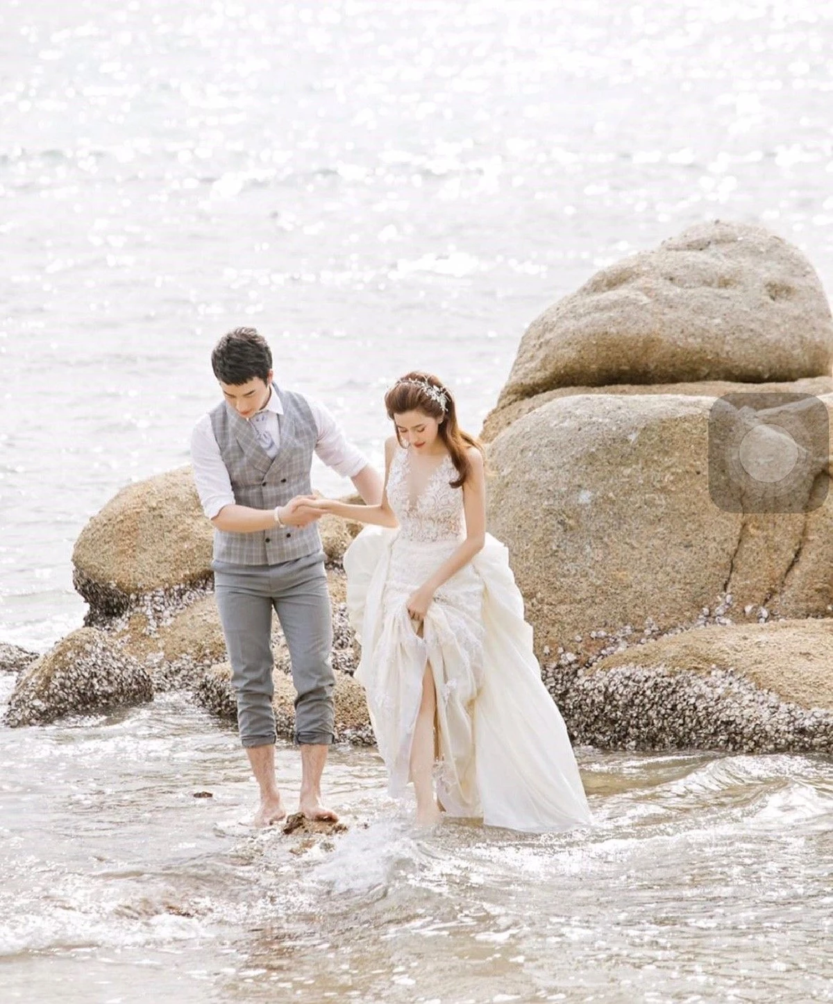 เผยภาพพรีเวดดิ้งหวาน แนท ณัฐชา-เป๊ก รัฐภูมิ จัดเต็มความโรแมนติกริมทะเล