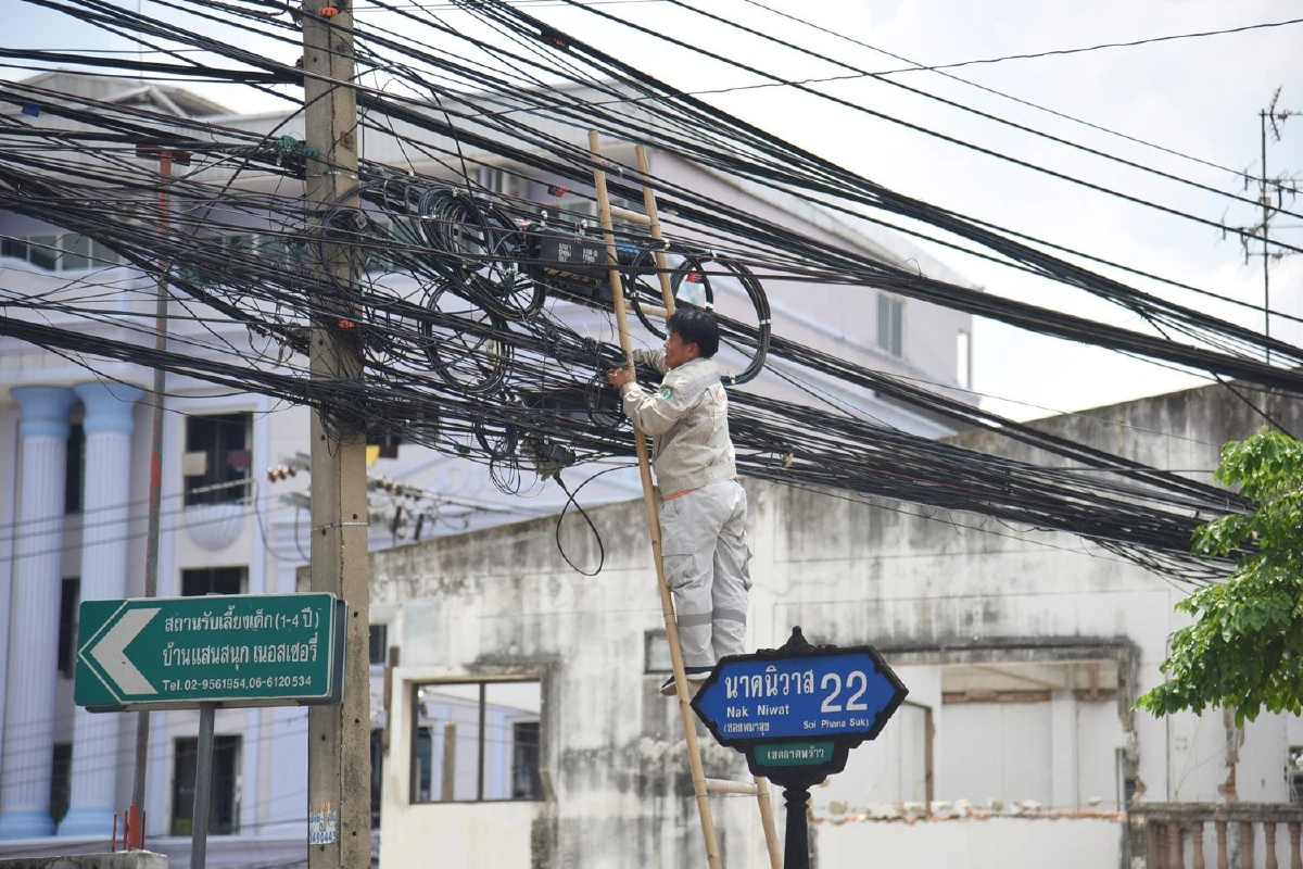 กฟน. ตอบรับนโยบายรัฐบาล kick off จัดระเบียบสายสื่อสาร กทม. นนทบุรี สมุทรปราการ