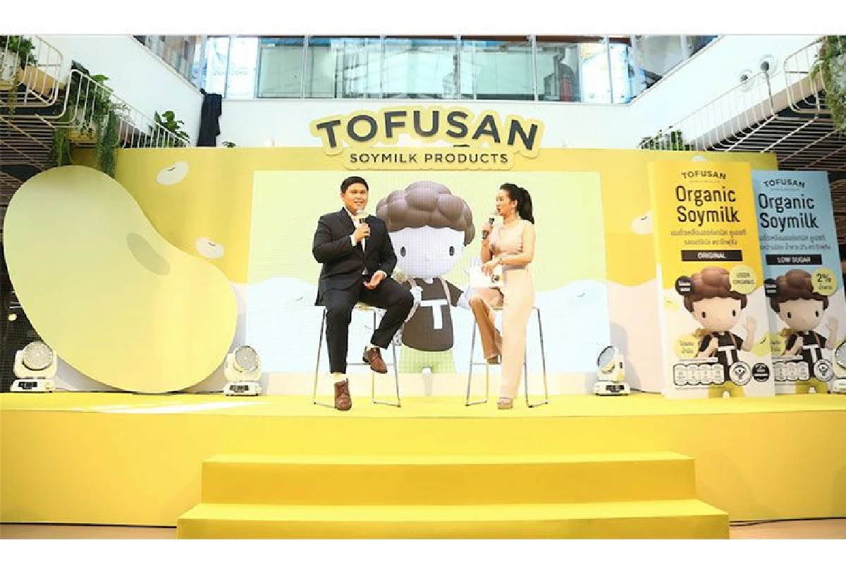 “โทฟุซัง” เปิดเกมรุก บุกตลาดนมถั่วเหลืองยูเอชที เปิดตัว น้ำเต้าหู้ ออร์แกนิค ทุ่มงบผลิตโฆษณาครั้งแรก คว้า “แดน-แพทตี้” พรีเซ็นเตอร์คู่