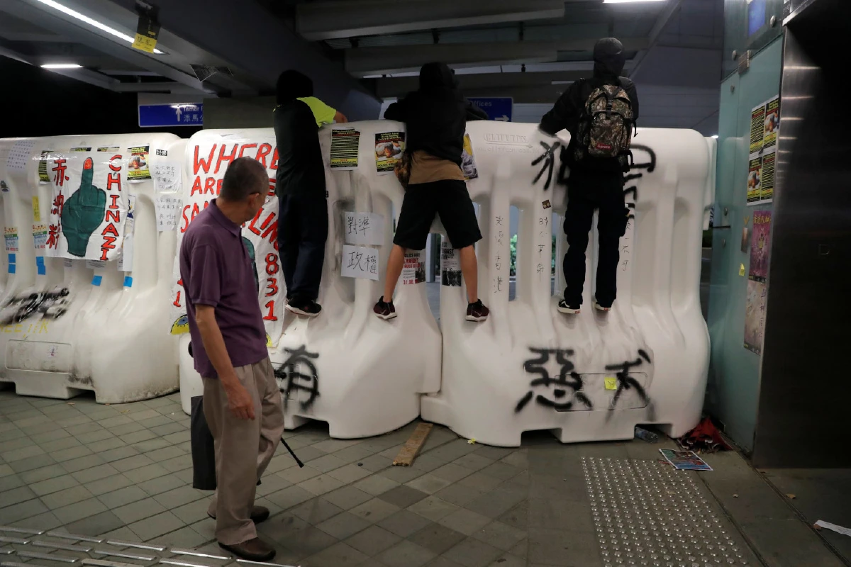 ผู้ประท้วงฮ่องกงรวมตัวรำลึก 5 ปีประท้วงร่มเหลือง