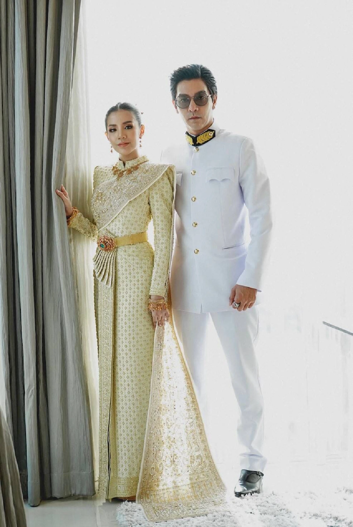 เป็นสิริมงคลสูงสุดของชีวิต “ดีเจแมน-ใบเตย" เข้าเฝ้า "สมเด็จพระสังฆราช" เพื่อรับประทานน้ำสังข์ในพิธีสมรส