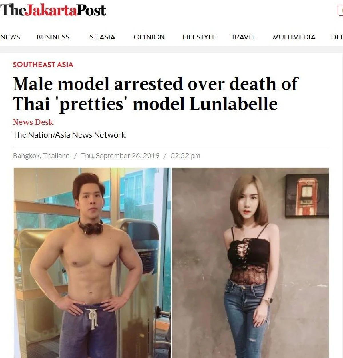 สื่อใหญ่ทั่วโลกตีข่าวชีวิตพริตตี้ลัลลาเบล