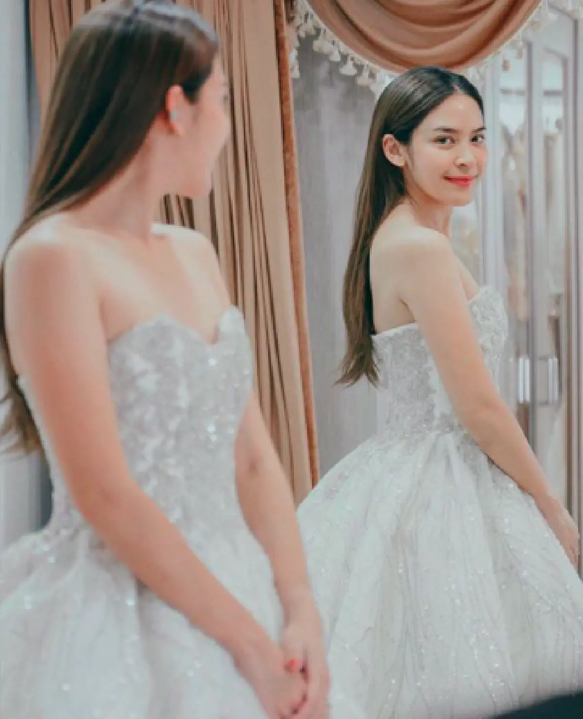 "น้ำหวาน” เผยภาพลองชุดแต่งงาน พร้อมบอกเคาท์ดาวน์รอแล้ว