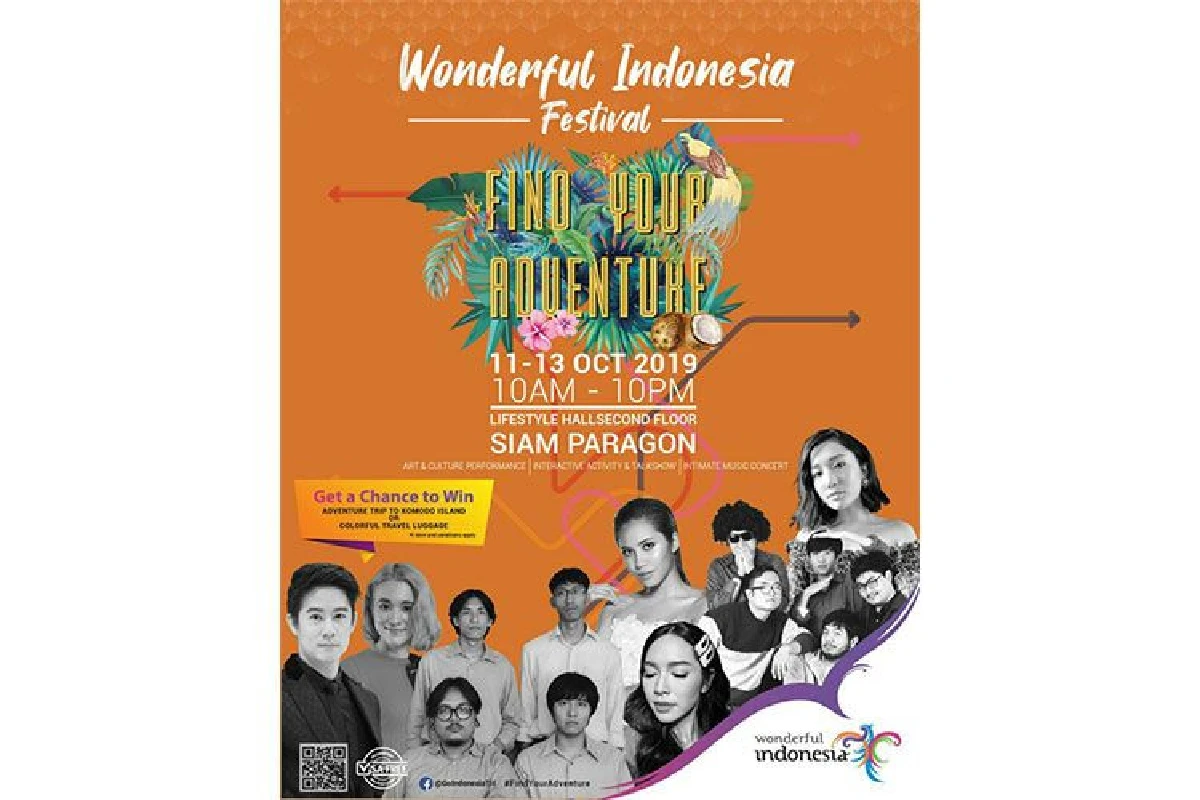 งานเปิดโลกสุดมันส์กับมหัศจรรย์อินโดนีเซีย 2019 จัดโดยกระทรวงการท่องเที่ยวอินโดนีเซีย