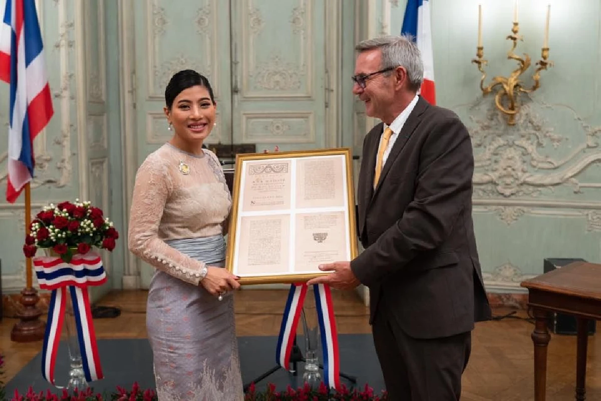 "เจ้าฟ้าสิริวัณณวรีฯ" ทรงเป็นประธานฉลองครบ333ปีราชทูตสยามเจริญสัมพันธไมตรีกับฝรั่งเศส