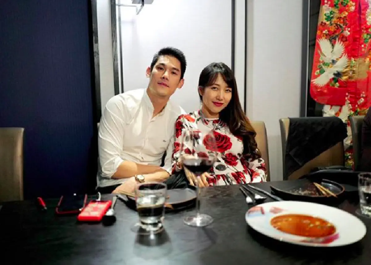 สะดุดตามาก "พลอย อัยดา” ภรรยา "กันต์ กันตถาวร”  พลิกโฉมเป็นสาวเกาหลีสุดน่ารัก