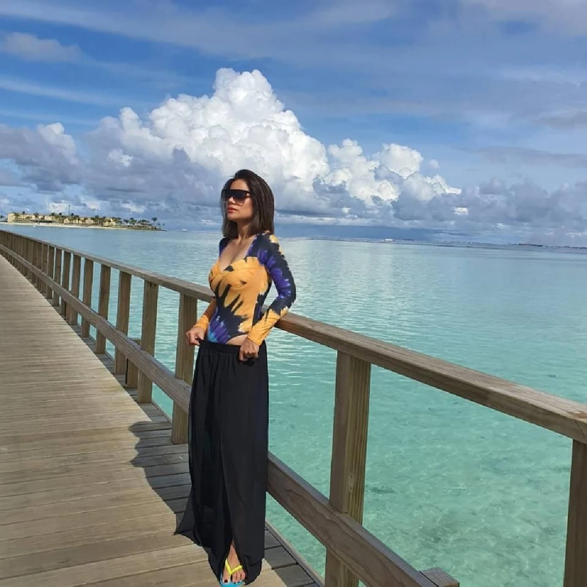 แซ่บซี้ดมากแม่! โอปอล์ ปาณิสรา นุ่งชุดว่ายน้ำเซ็กซี่อวดหุ่นปังที่มัลดีฟส์