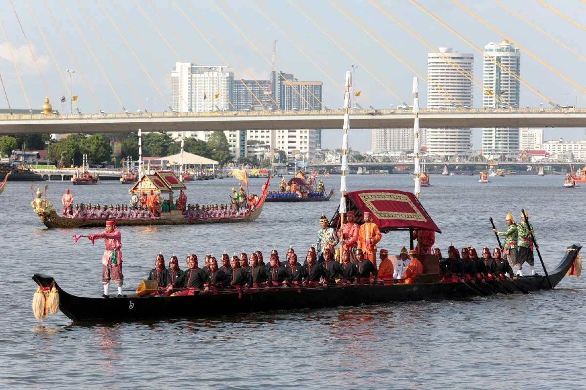 สวยงาม! ซ้อมใหญ่เสมือนจริงครั้งที่ 1 ขบวนพยุหยาตราทางชลมารค