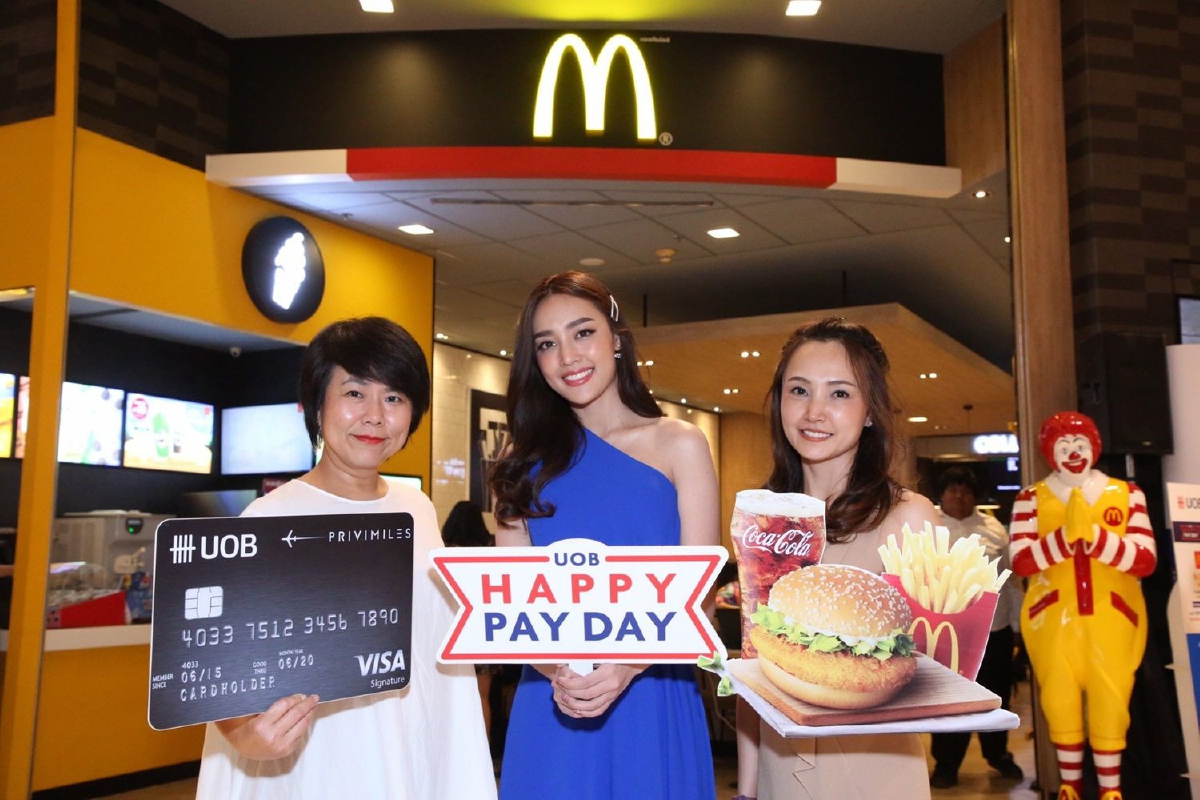 บัตรเครดิตยูโอบี จับมือ ร่วมตอกย้ำแคมเปญสุดฮิต “ยูโอบี แฮปปี้ เพย์เดย์ วัน ฟอร์ วัน”โปรฯแรง กิจกรรมเด็ด ทุกวันสุดท้ายของเดือน บัตรเครดิตยูโอบี จับมือ ร่วมตอกย้ำแคมเปญสุดฮิต “ยูโอบี แฮปปี้ เพย์เดย์ วัน ฟอร์ วัน”โปรฯแรง กิจกรรมเด็ด ทุกวันสุดท้ายของเดือน