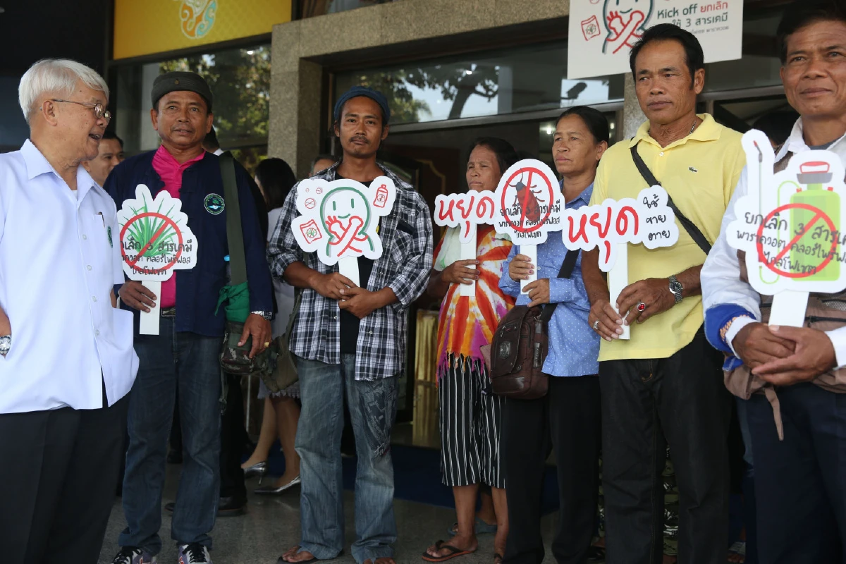 "อนุทิน-มนัญญา" นำทีมสธ.ประกาศจุดยืนเลิกใช้ 3 สารพิษถาวร